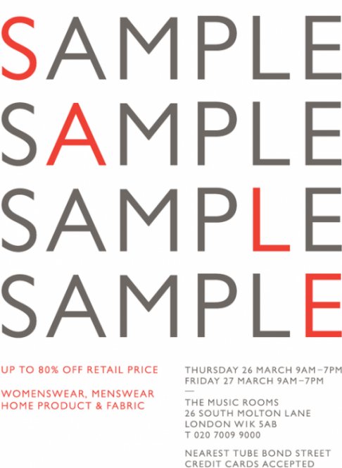 Margaret Howell Sample Sale