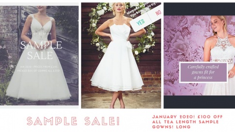 The Yorkshire Bridal Shop January Sample Sale