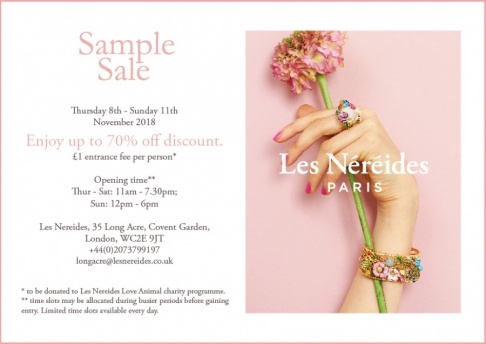 Les Néréides Sample Sale