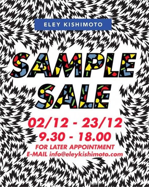 Sample Sale Eley Kishimoto