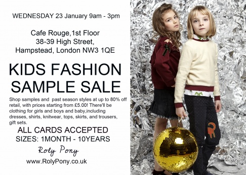 KIDS FASHION SAMPLE SALE prices start from as little as £5