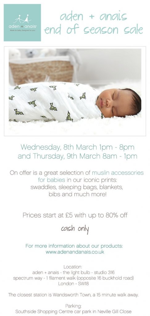 Aden + Anais End of Season sale