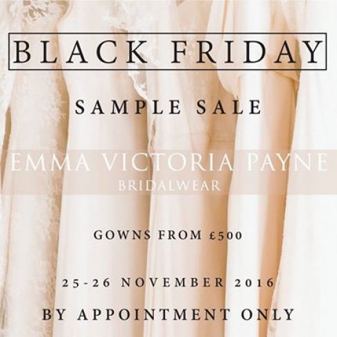 Emma Victoria Payne bridalwear sample sale