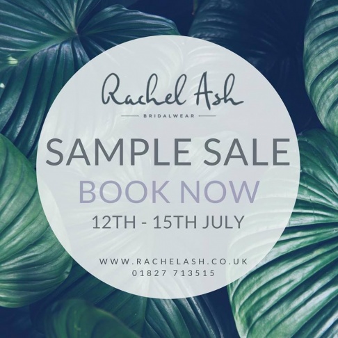 Rachel Ash Bridalwear Sample Sale