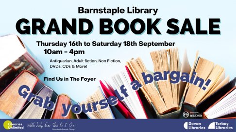 Barnstaple Library Grand Book Sale