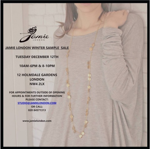 Jamie London Winter Sample Sale