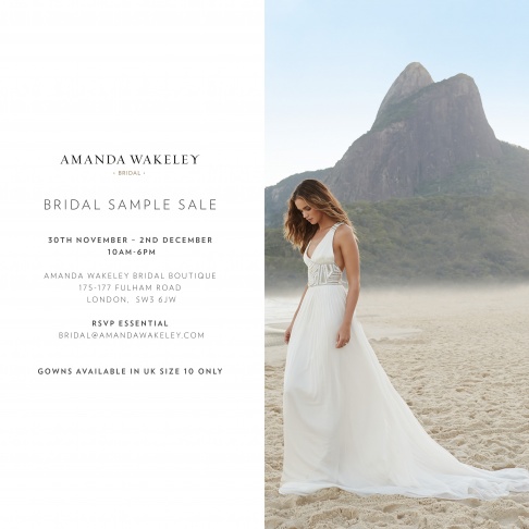 Amanda Wakeley Bridal Sample Sale
