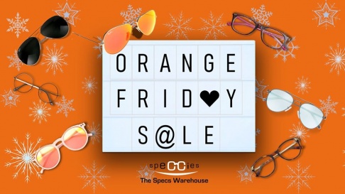 The Specs Warehouse Orange Friday Sale