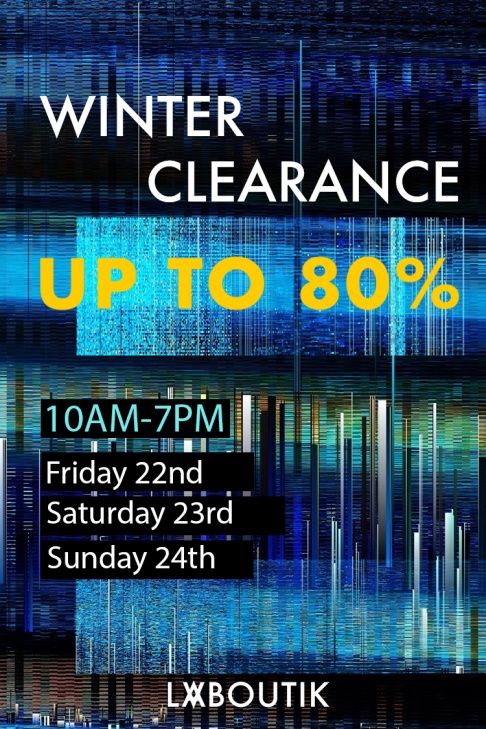 LABOUTIK Winter Clearance sales up to 80%