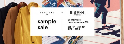 Percival Sample Sale