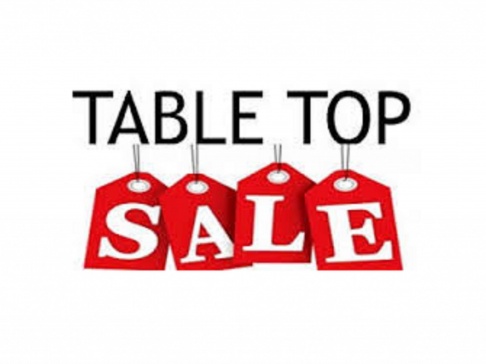 The Miners Social Club Table Top Sale