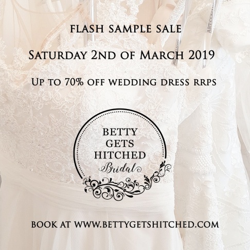 Betty Gets Hitched flash sample sale