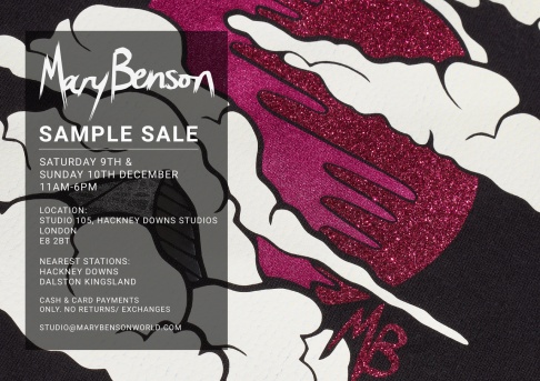 Mary Benson Sample Sale 