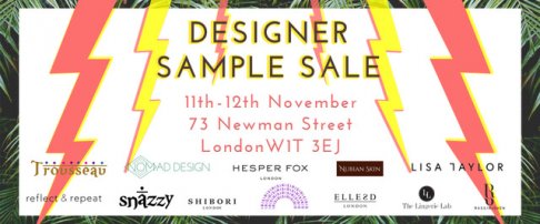 Independent designer sample sale