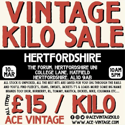Hertfordshire Vintage Kilo Sale