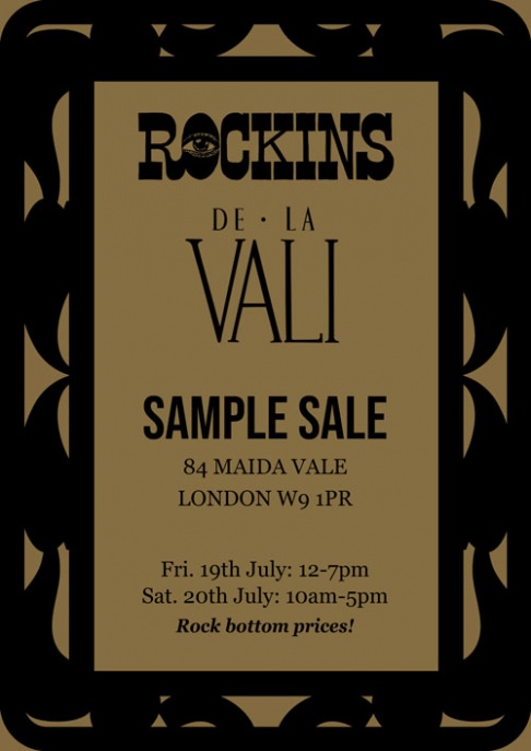 Rockins & De La Vali Sample Sale