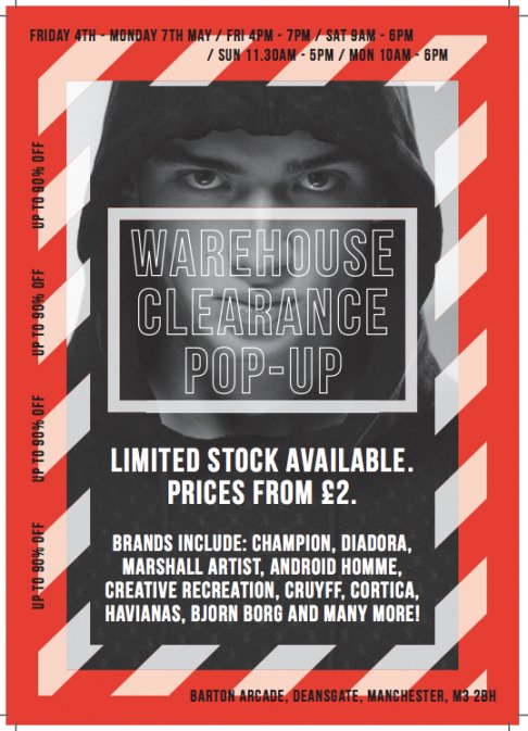 2Squared Agency Warehouse Pop Up Sample Sale 