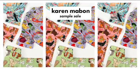 Karen Mabon Sample Sale
