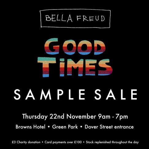 Bella Freud Good Times Sample Sale