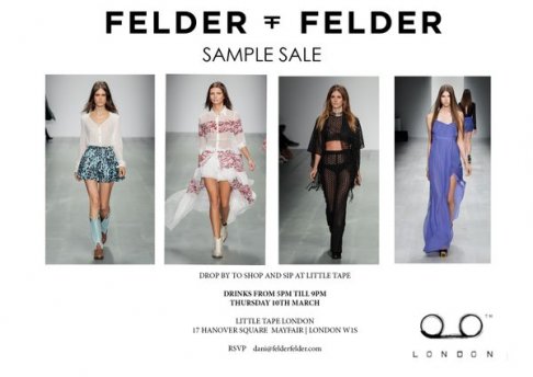 Felder Felder sample sale