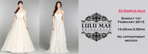 Lulu Mau bridalwear Ex Sample Sale