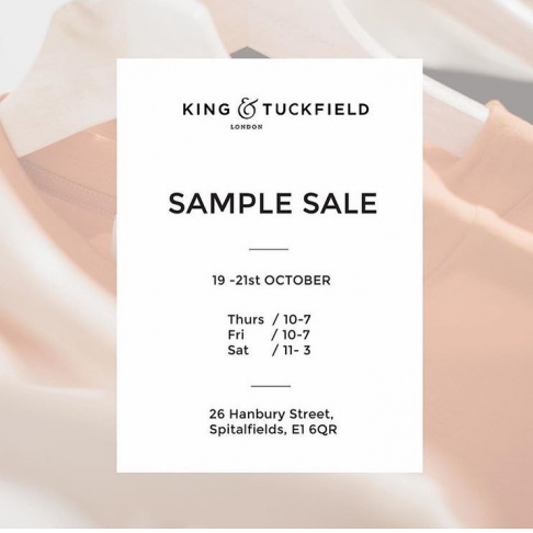 King and Tuckfield Sample Sale