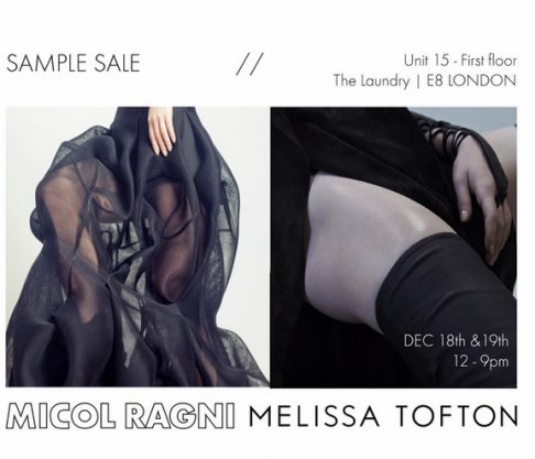 Micol Ragni & Melissa Tofton sample sale