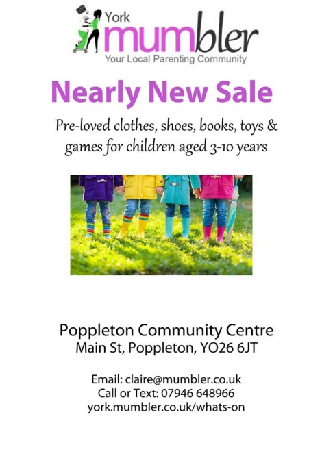 York Mumbler Children's Nearly New Sale