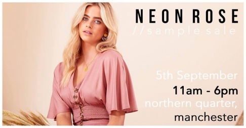 Neon Rose Sample Sale