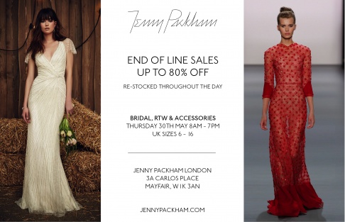 Jenny Packham Sample Sale
