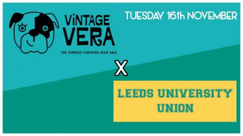 Leeds University Union Vintage KILO SALE - 16th November