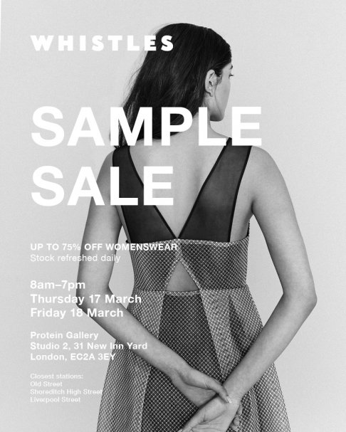 Whistles Sample Sale