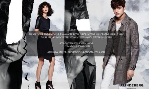 J.Lindeberg sample sale