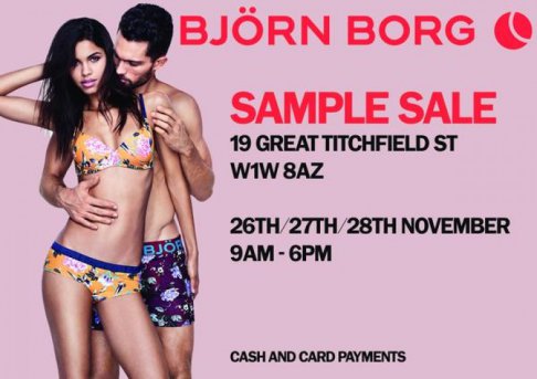Bjorn Borg sample sale