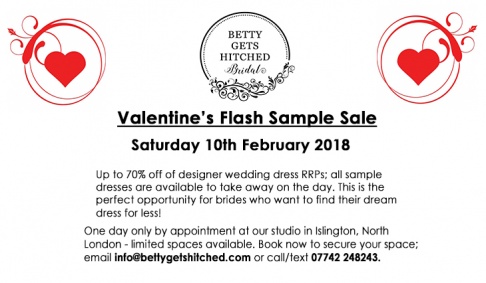 Valentine's Flash Sample Sale