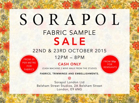 Sorapol sample sale