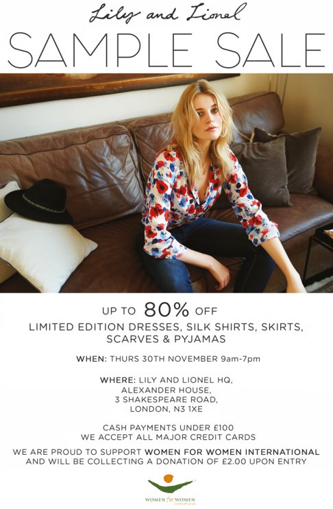 Lily and Lionel Sample Sale