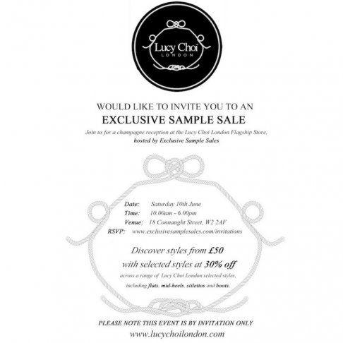 Lucy Choi Sample Sale