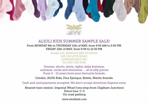 AliOli Kids Sample Sale