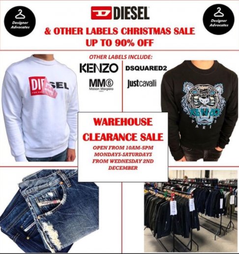 Designer Advocates Warehouse Clearance Sale