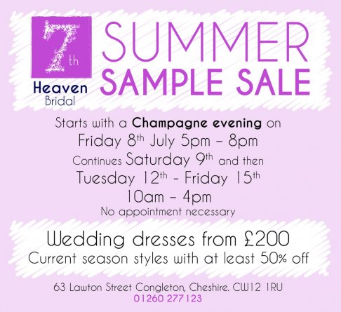 7th Heaven Summer Sample Sale