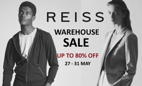 Reiss Warehouse Sale - Entry by pre-booked time slot only.