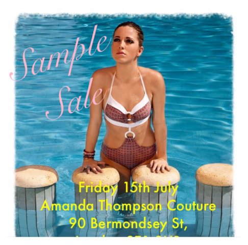swimwear sample sale