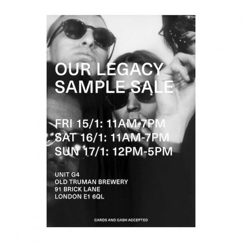 Our Legacy sample sale