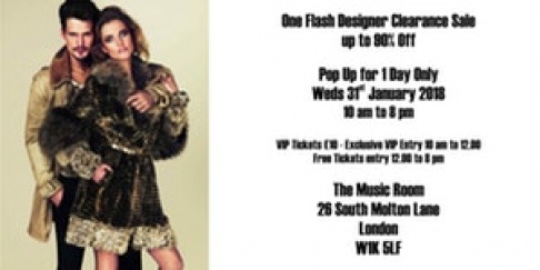 Designer Sample Clearance Sale