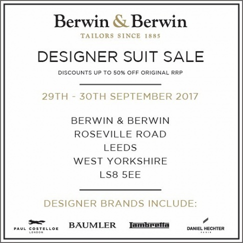 Berwin and Berwin sample sale