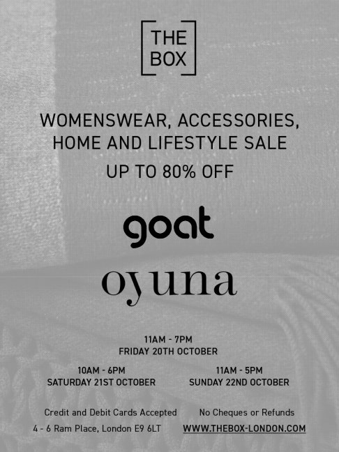 Goat and Oyuna Sample Sale