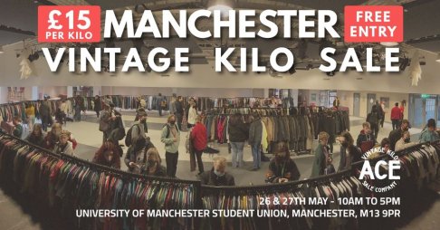 Manchester University Student Union Vintage Kilo Sale
