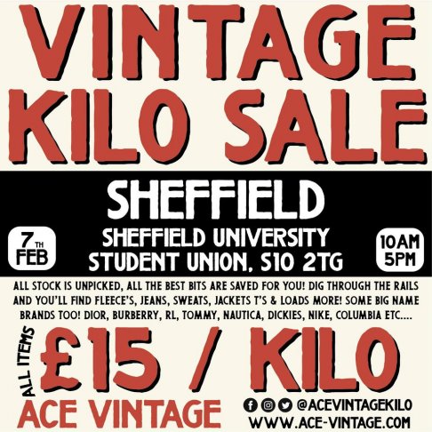 Sheffield Students' Union Vintage Kilo Sale
