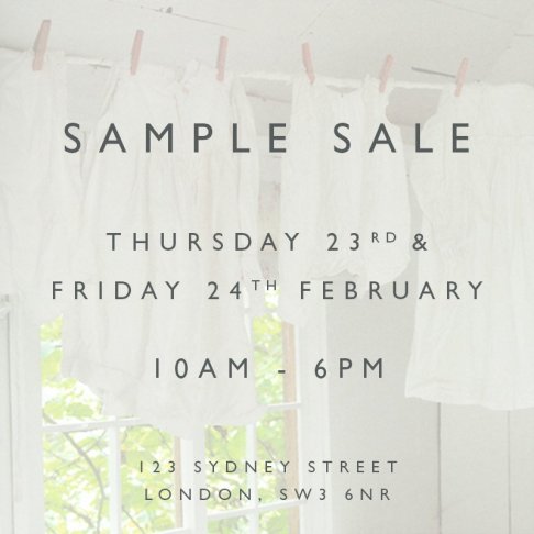 Sample Sale Cabbages & Roses 